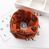 Fashion Cotton Baby Boys Scarf Autumn Winter Boys O Ring Scarf Kids Collar Bibs Children Neckerchief Scarves Baby Boy Stuff