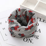 Fashion Cotton Baby Boys Scarf Autumn Winter Boys O Ring Scarf Kids Collar Bibs Children Neckerchief Scarves Baby Boy Stuff