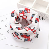 Fashion Cotton Baby Boys Scarf Autumn Winter Boys O Ring Scarf Kids Collar Bibs Children Neckerchief Scarves Baby Boy Stuff