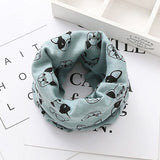 Fashion Cotton Baby Boys Scarf Autumn Winter Boys O Ring Scarf Kids Collar Bibs Children Neckerchief Scarves Baby Boy Stuff