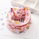 Fashion Cotton Baby Boys Scarf Autumn Winter Boys O Ring Scarf Kids Collar Bibs Children Neckerchief Scarves Baby Boy Stuff