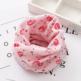 Fashion Cotton Baby Boys Scarf Autumn Winter Boys O Ring Scarf Kids Collar Bibs Children Neckerchief Scarves Baby Boy Stuff