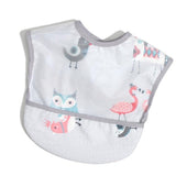 Cartoon Baby Bibs Apron Adjustable Burp Cloths Feeding with Long Sleeves Baby Accessories Stuff Cute Animals bavoir toddler kids