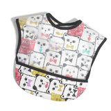 Cartoon Baby Bibs Apron Adjustable Burp Cloths Feeding with Long Sleeves Baby Accessories Stuff Cute Animals bavoir toddler kids