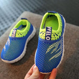 Summer Boys Girls Running Shoes Kids Sneakers For Mesh Breathable Children Sports Shoes Shock Absorption Soft Rubber Sole School