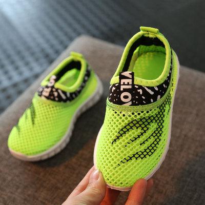 Summer Boys Girls Running Shoes Kids Sneakers For Mesh Breathable Children Sports Shoes Shock Absorption Soft Rubber Sole School