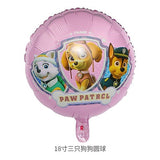 Hot Paw Patrol Birthday Decoration Figure Toys Puppy Patrol Balloon Toys Party Room Decor Chase Marshall Ballon Kids Girls Toy