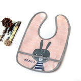 Cartoon Baby Bibs Apron Adjustable Burp Cloths Feeding with Long Sleeves Baby Accessories Stuff Cute Animals bavoir toddler kids