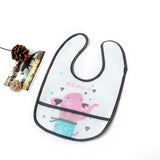 Cartoon Baby Bibs Apron Adjustable Burp Cloths Feeding with Long Sleeves Baby Accessories Stuff Cute Animals bavoir toddler kids