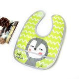 Cartoon Baby Bibs Apron Adjustable Burp Cloths Feeding with Long Sleeves Baby Accessories Stuff Cute Animals bavoir toddler kids