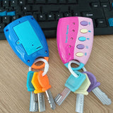 Cartoon Baby Kids Musical Smart Remote Car Key Toy Car Voices Pretend Play Toys S7JN