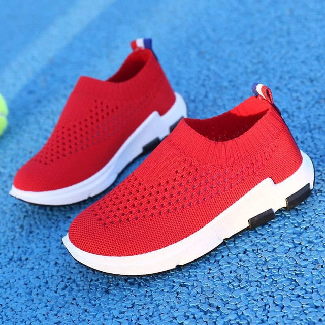 Summer Kids Shoes Mesh Breathable Children Shoes For Girls and Boys Light-weight Casual Sport Shoes Children Knit Sneakers