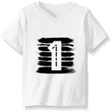 Summer Baby Boys T-shirt For Girl Tops White Black 1 2 3 4 Years Birthday Outfits Kids Tees Shirt Tops Children Shirts Clothing