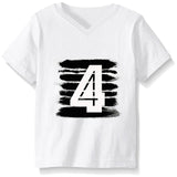 Summer Baby Boys T-shirt For Girl Tops White Black 1 2 3 4 Years Birthday Outfits Kids Tees Shirt Tops Children Shirts Clothing