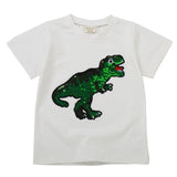 Baby Boys Girls Dinosaur T Shirt Captain America Summer Letters Tops Toddler Kids Spider Man Shield Tees Unicorn Casual Clothing