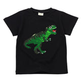 Baby Boys Girls Dinosaur T Shirt Captain America Summer Letters Tops Toddler Kids Spider Man Shield Tees Unicorn Casual Clothing