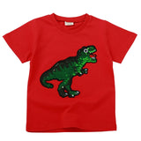 Baby Boys Girls Dinosaur T Shirt Captain America Summer Letters Tops Toddler Kids Spider Man Shield Tees Unicorn Casual Clothing