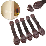 5pcs Baby Safety Drawer and Cabinet Lock Kids Proof Child Door Locks White Brown Cheap Stuff Newborn Protection Products
