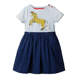 Toddler Dresses for Girls Clothes 2019 Brand Cotton Casual Princess Dress Unicorn Kids Dresses Children Clothing Baby Girl Dress